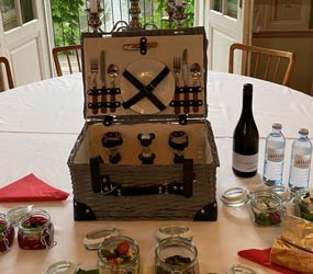 Picknick im gr&uuml;nem Prater Wien